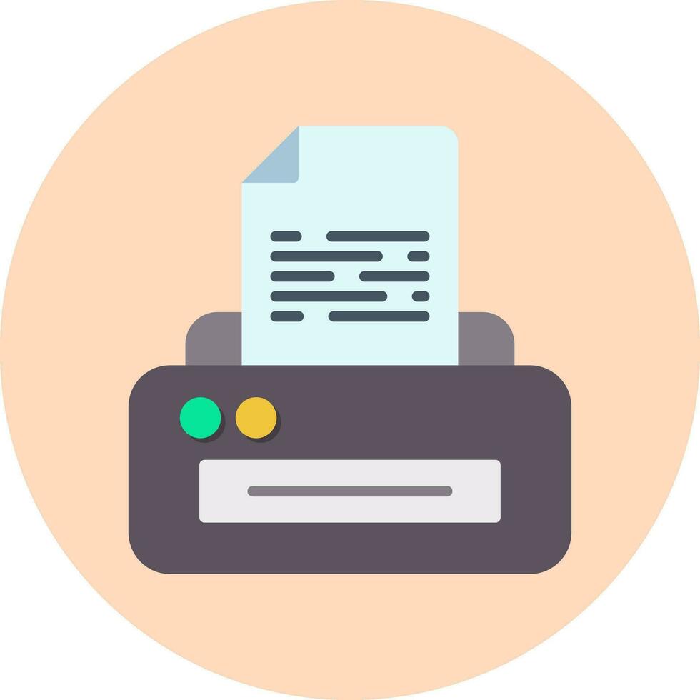 icono de vector de impresora