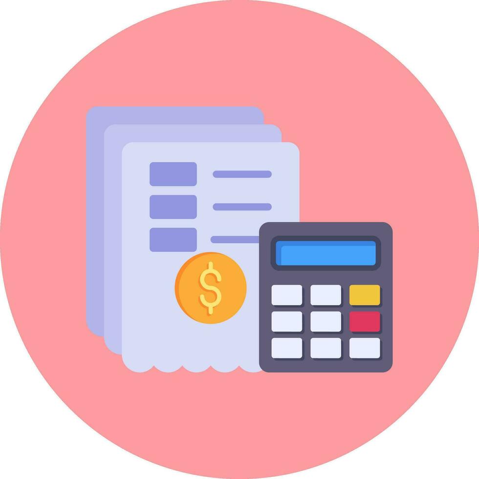 Receipt Vector Icon