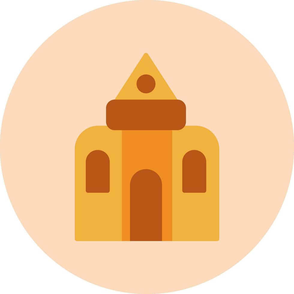 Sand Castle Vector Icon