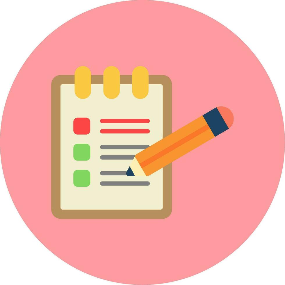 Notepad Vector Icon