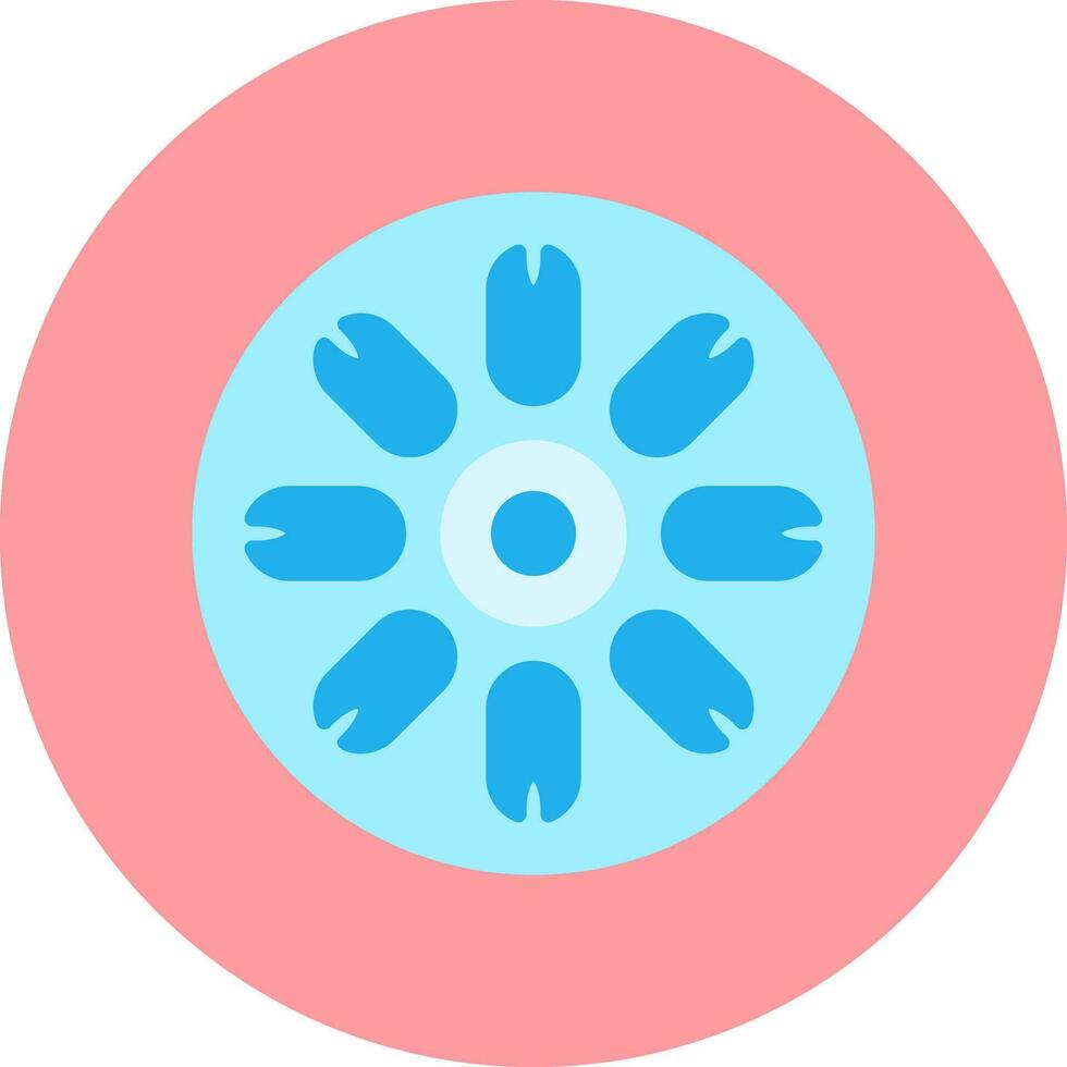 Centric Diatom Vector Icon