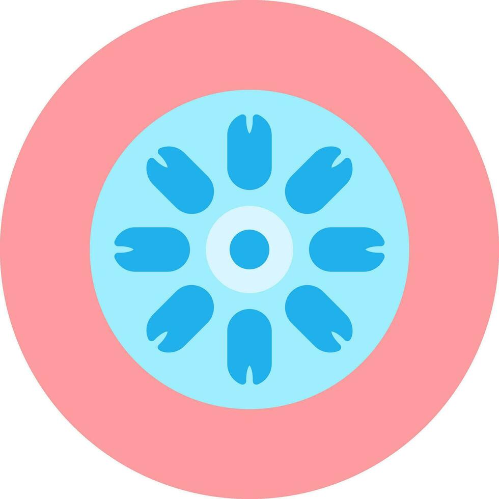 Centric Diatom Vector Icon