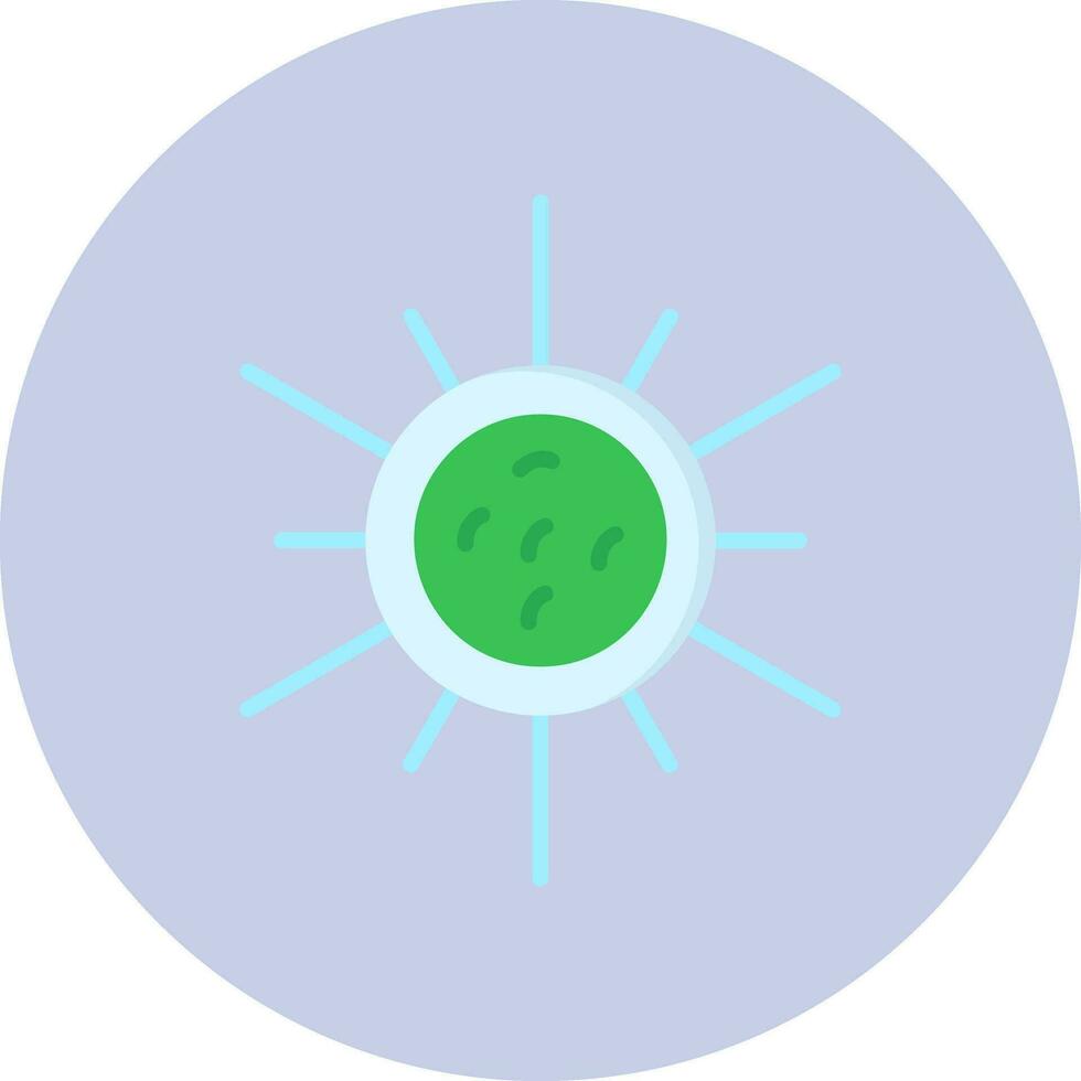 golenkinia radiata Vector Icon