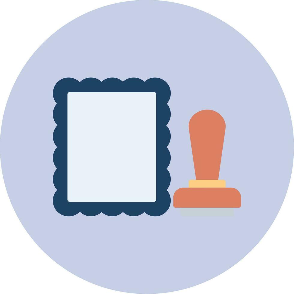 stamped Vector Icon