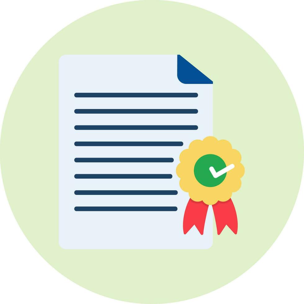certificate Vector Icon