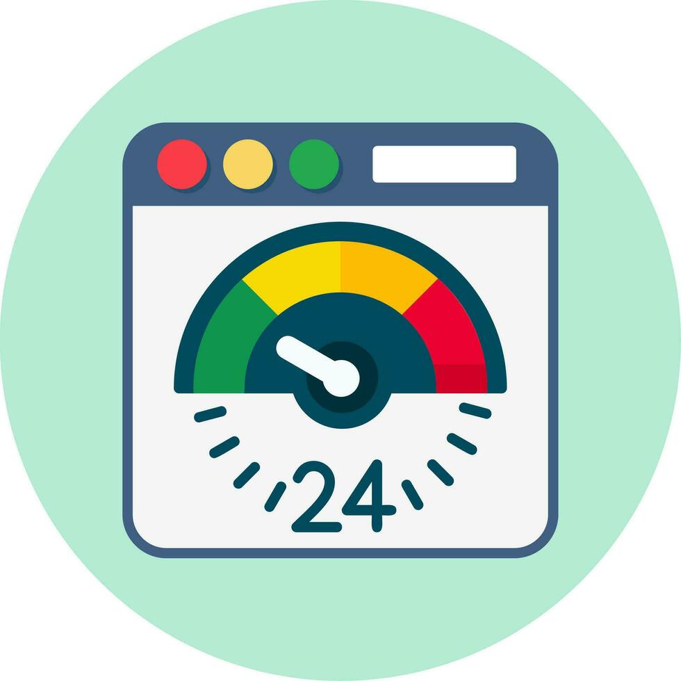 speed test Vector Icon