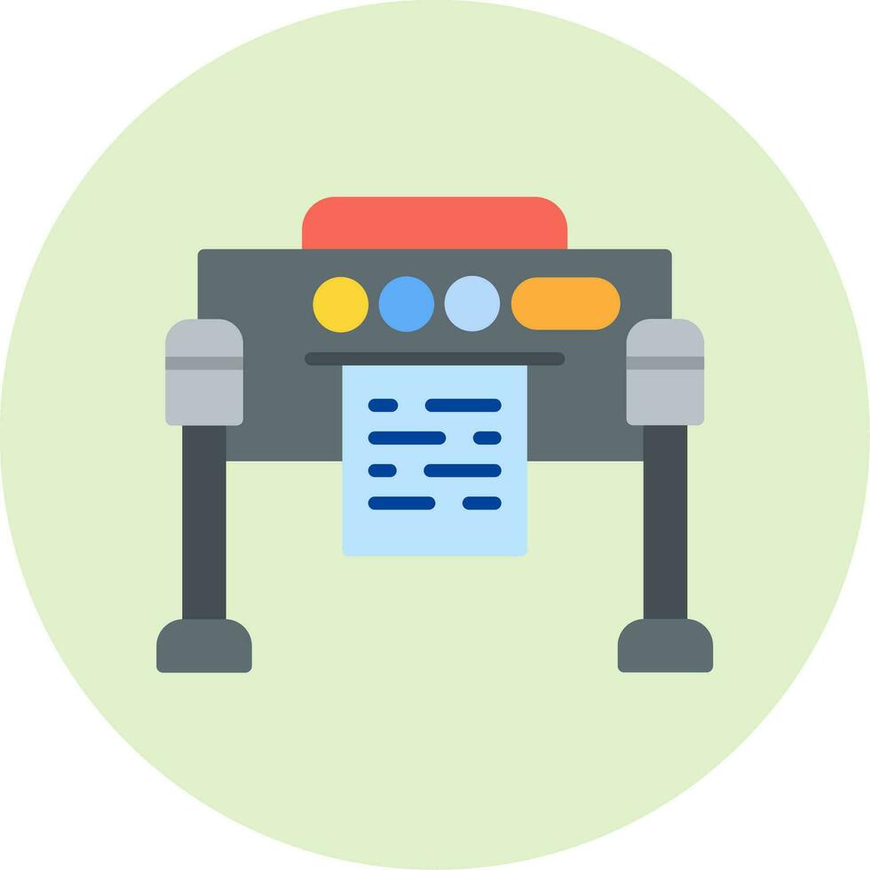Plotter Vector Icon