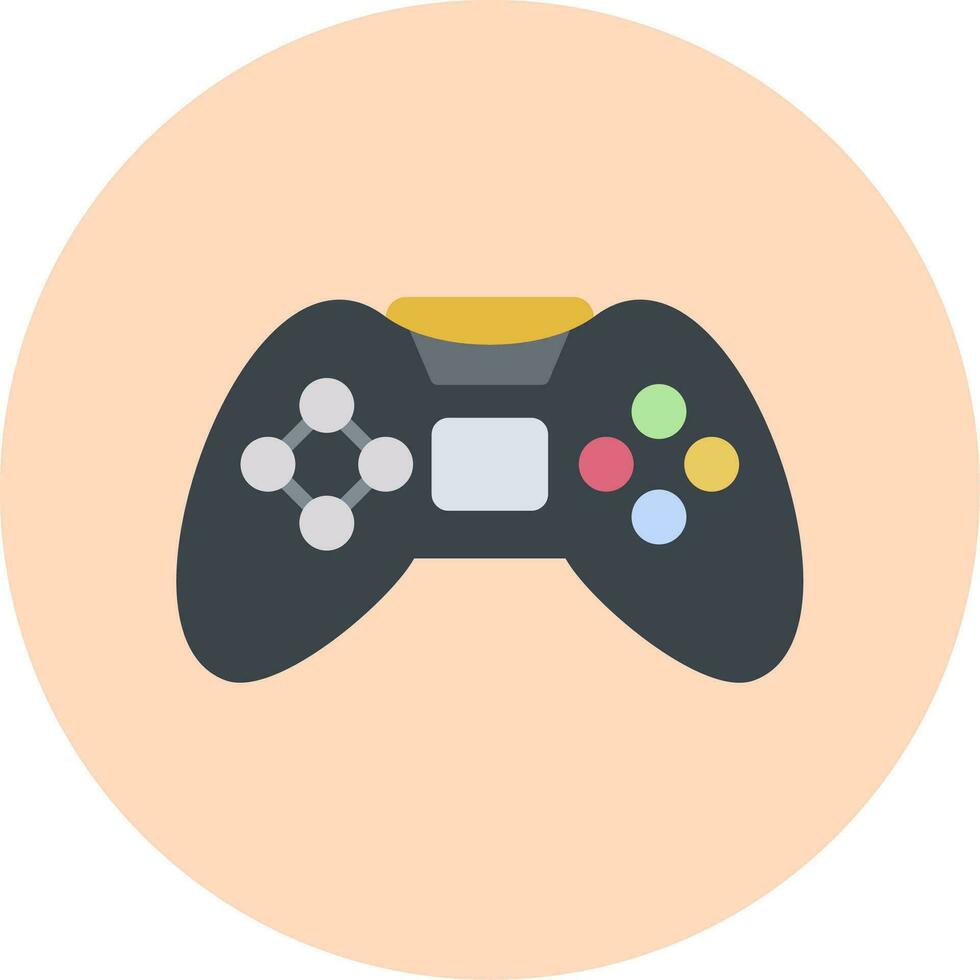 icono de vector de controlador de juego