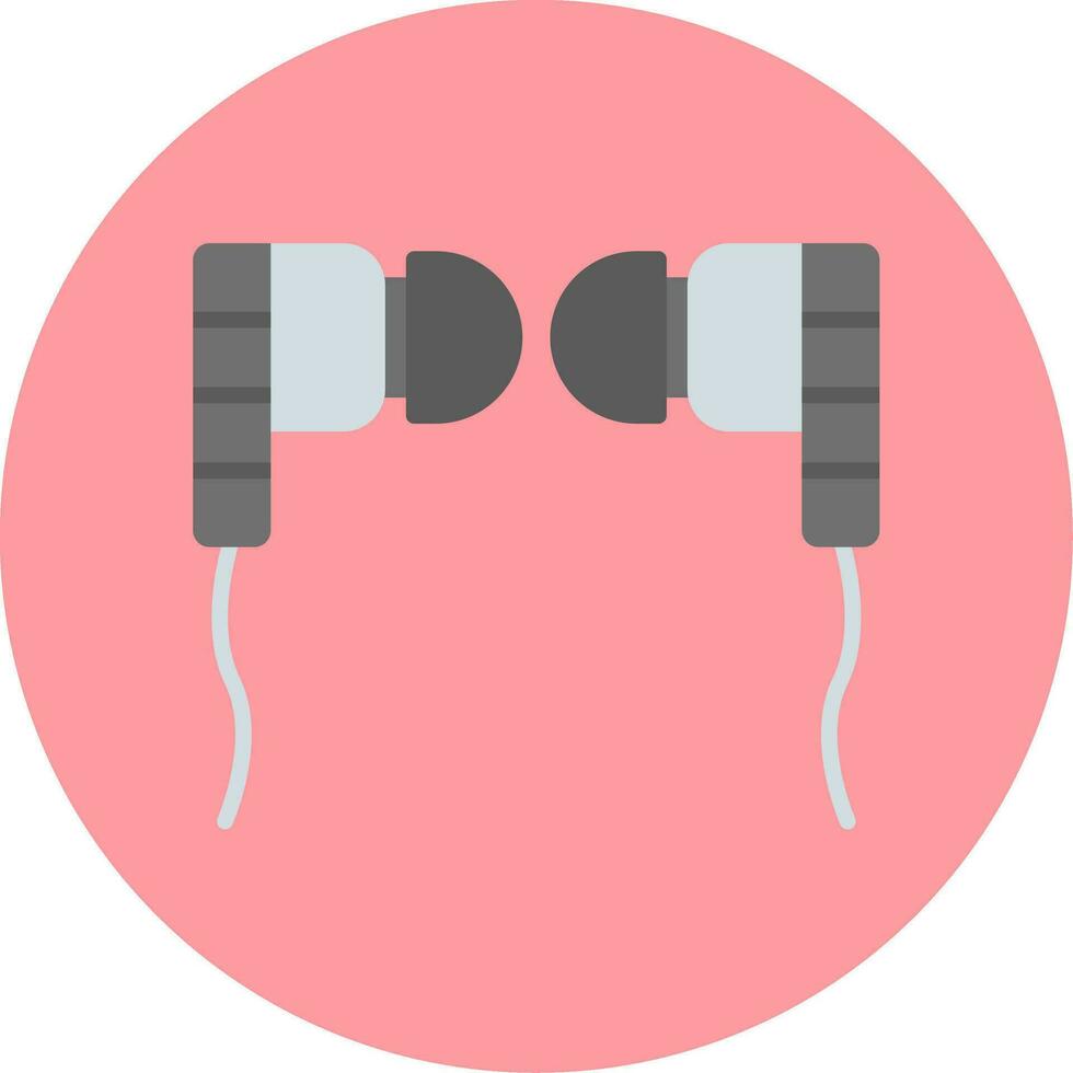 icono de vector de auriculares