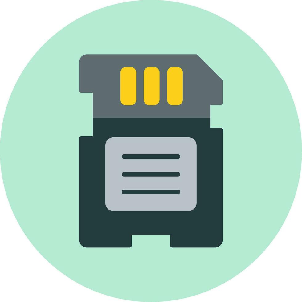 Memory Card Vector Icon