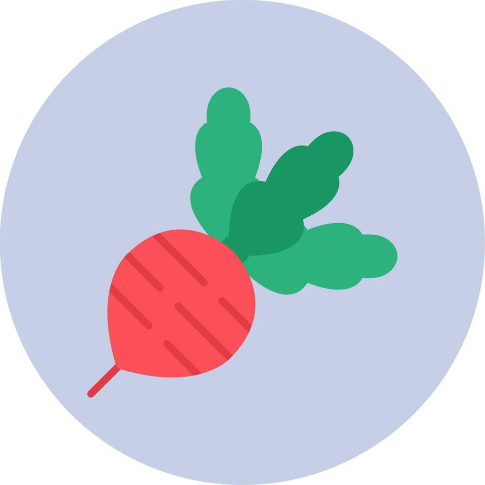 Radish Vector Icon