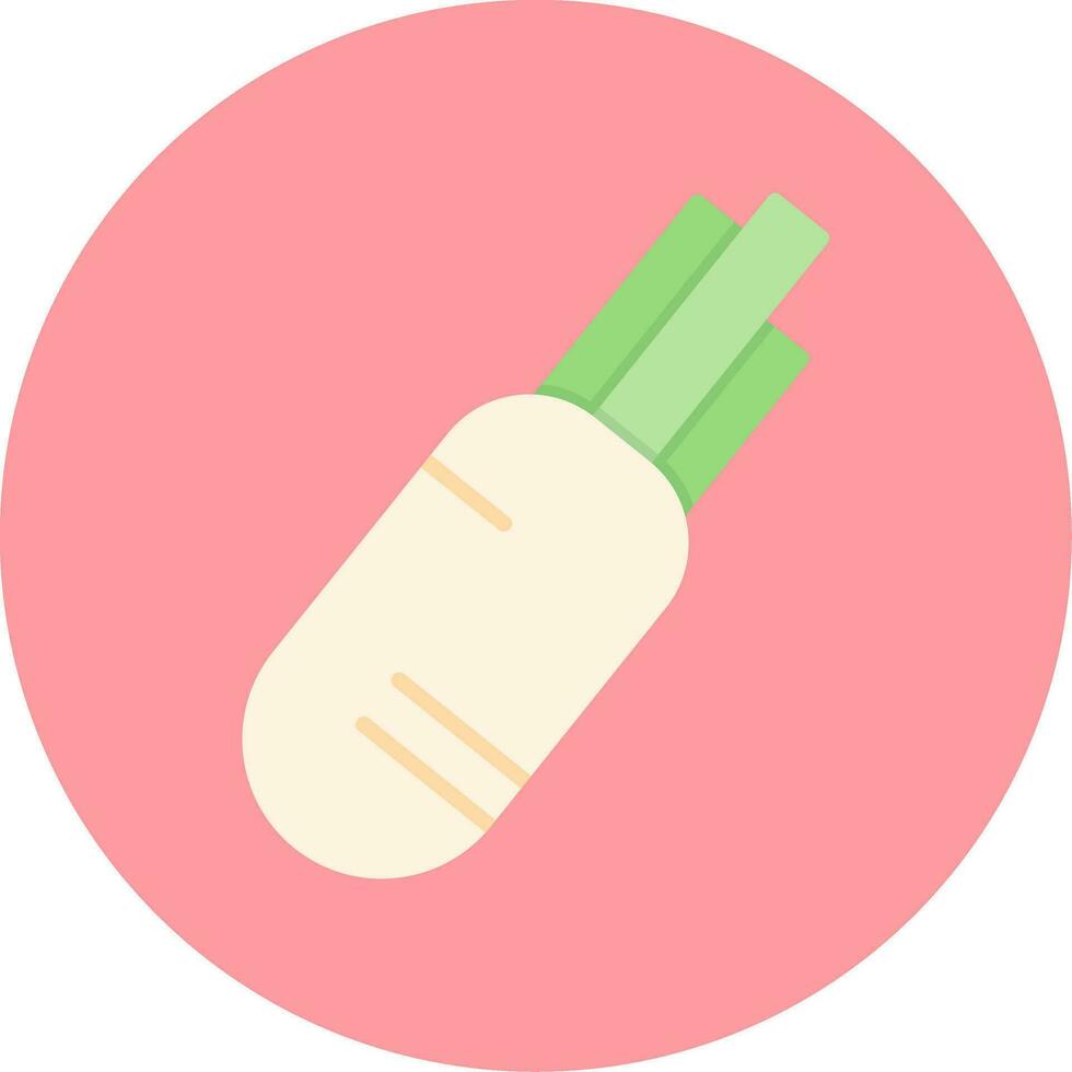 daikon vector icono