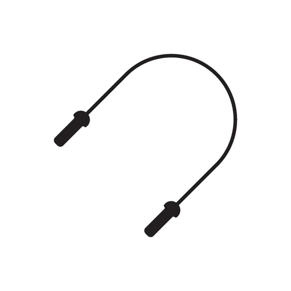 jump rope icon vector