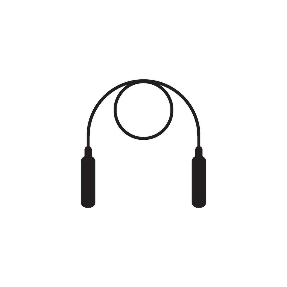 jump rope icon vector