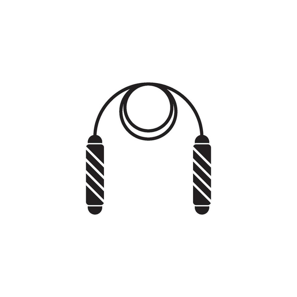jump rope icon vector