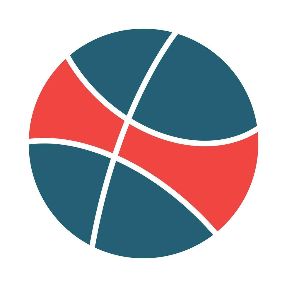 Dribbble Vector Glyph Two Color Icon For Personal And Commercial Use.
