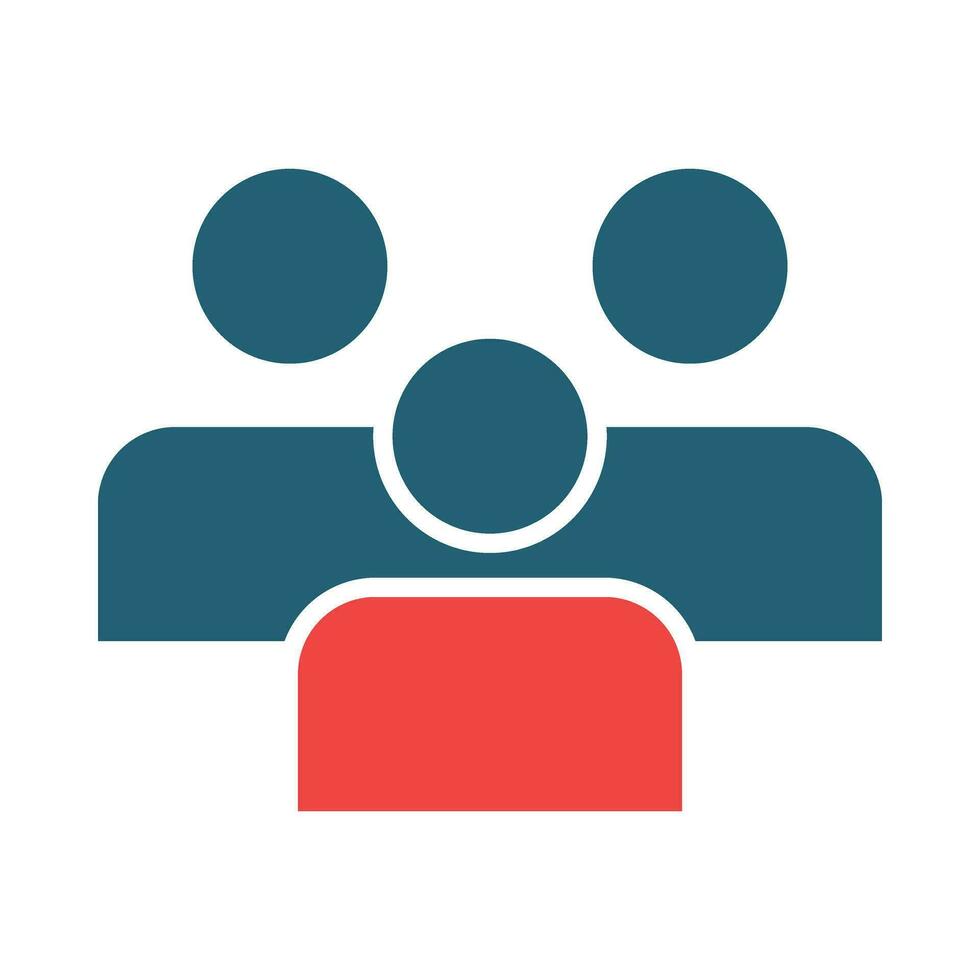 Forum Vector Glyph Two Color Icon For Personal And Commercial Use.