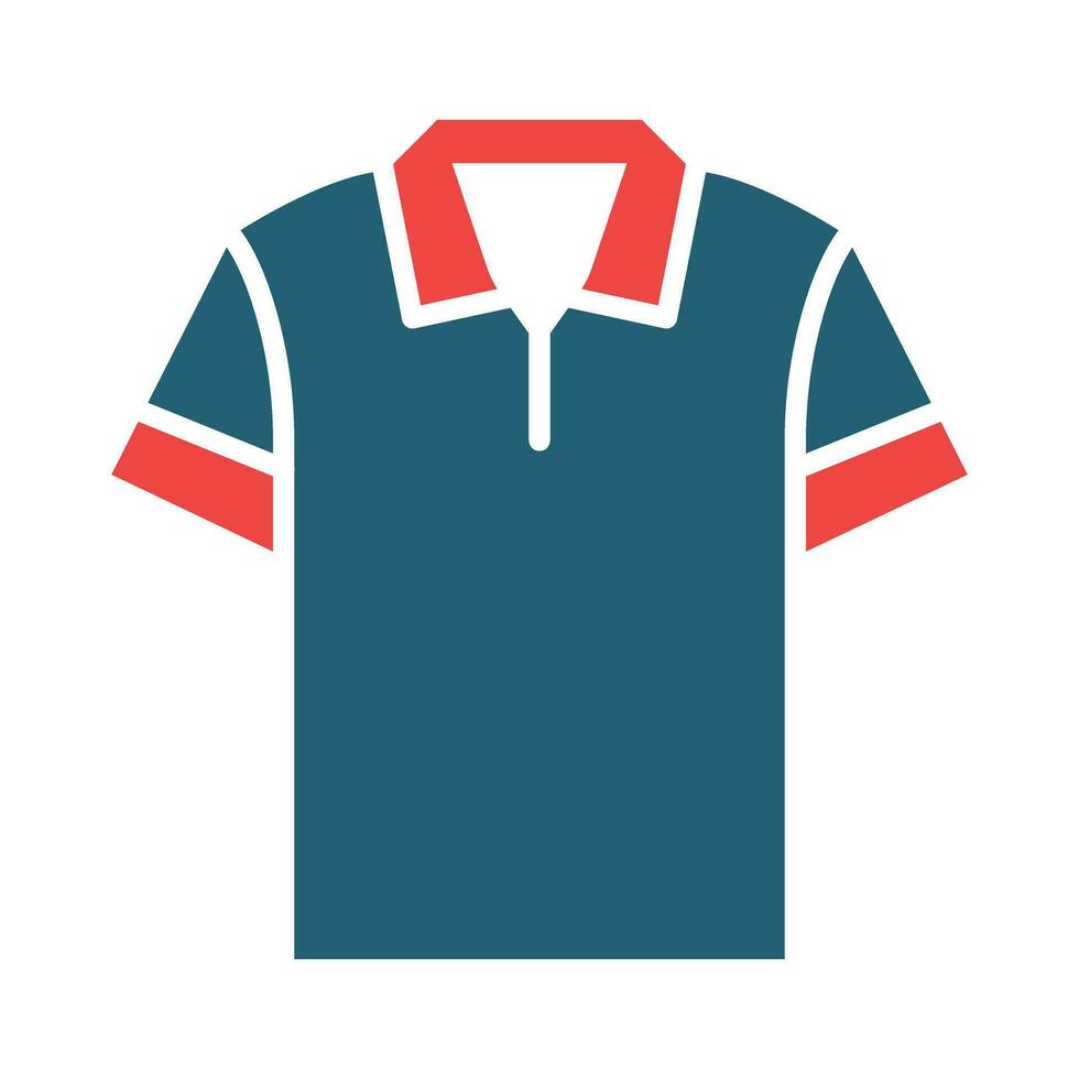 Shirt Vector Glyph Two Color Icon For Personal And Commercial Use.