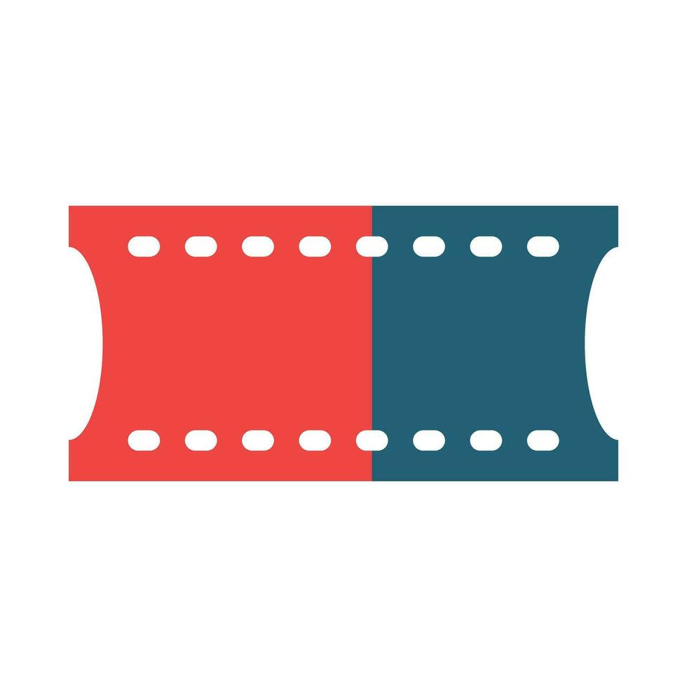Ticket Vector Glyph Two Color Icon For Personal And Commercial Use.