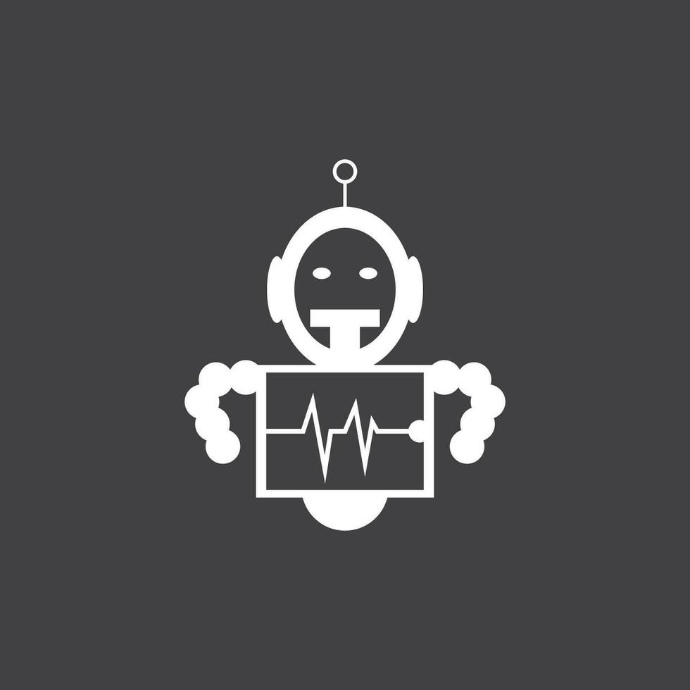 Robot logo template vector icon illustration design 32738111 Vector Art ...