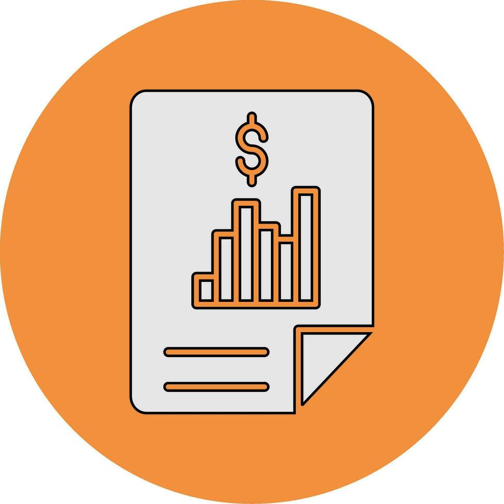 Financial Report Vector Icon
