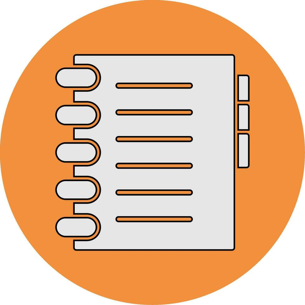 Notebook Vector Icon