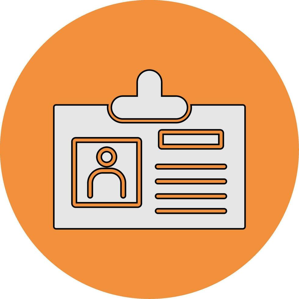 Id Card Vector Icon