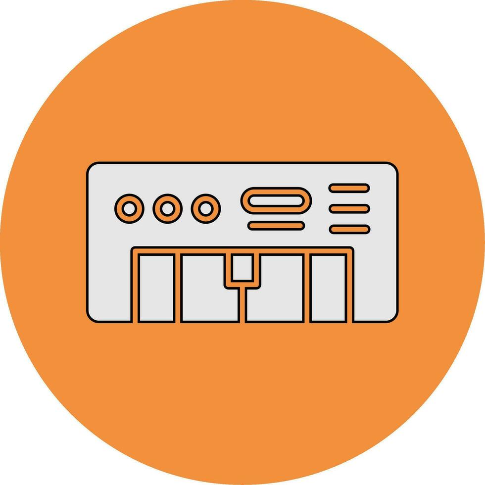 Piano Vector Icon