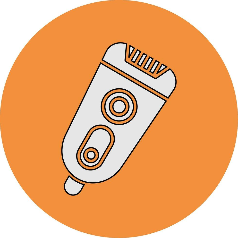 eléctrico maquinilla de afeitar vector icono