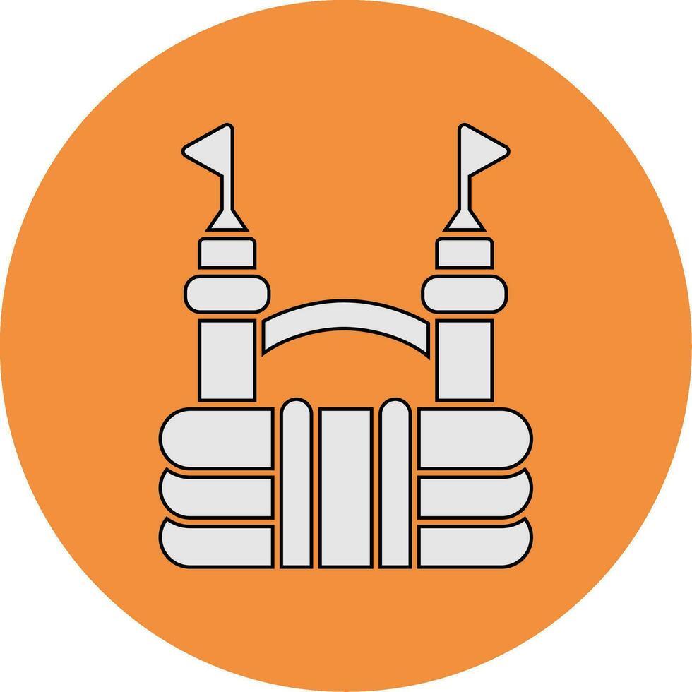 Bouncy Castle Vector Icon