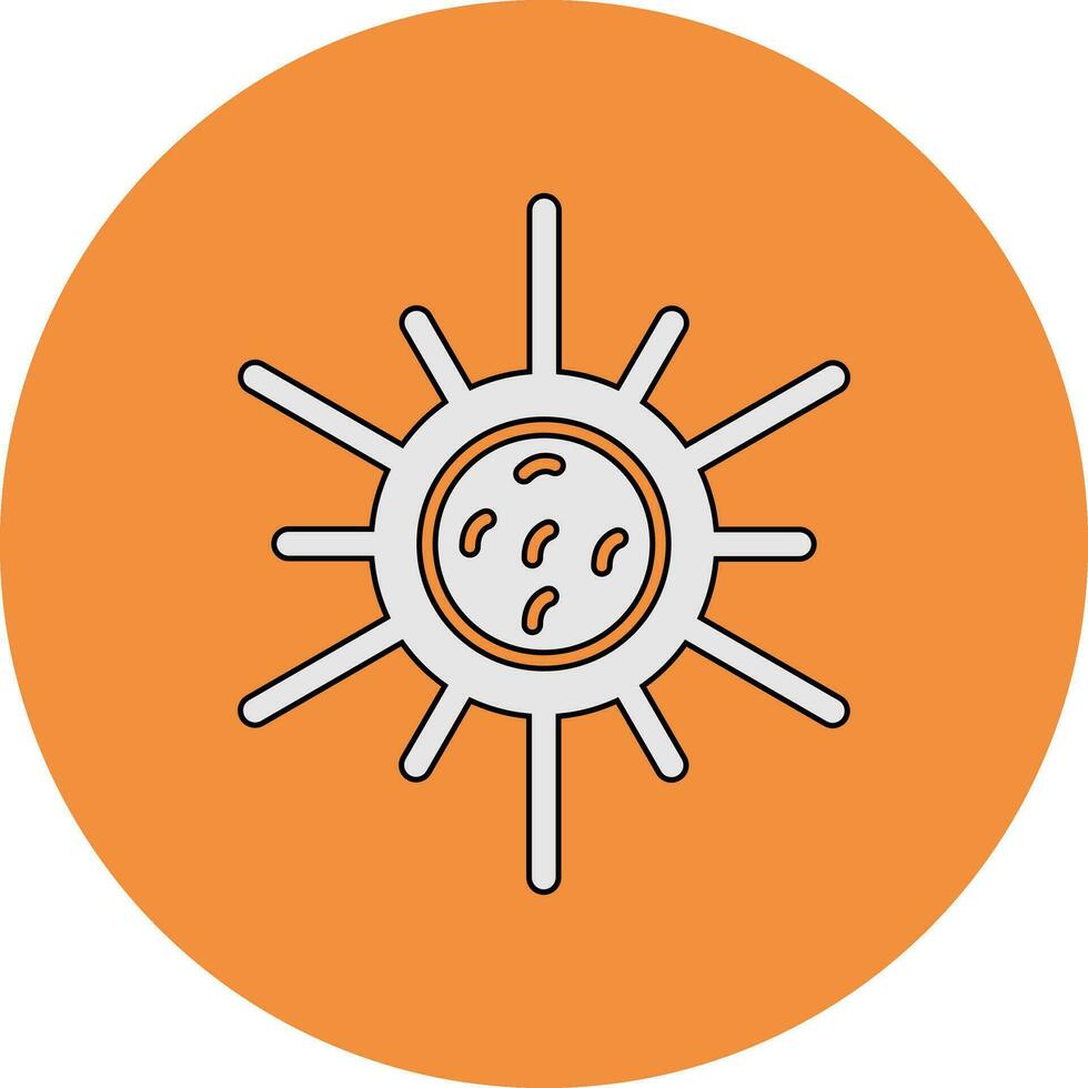 golenkinia radiata Vector Icon