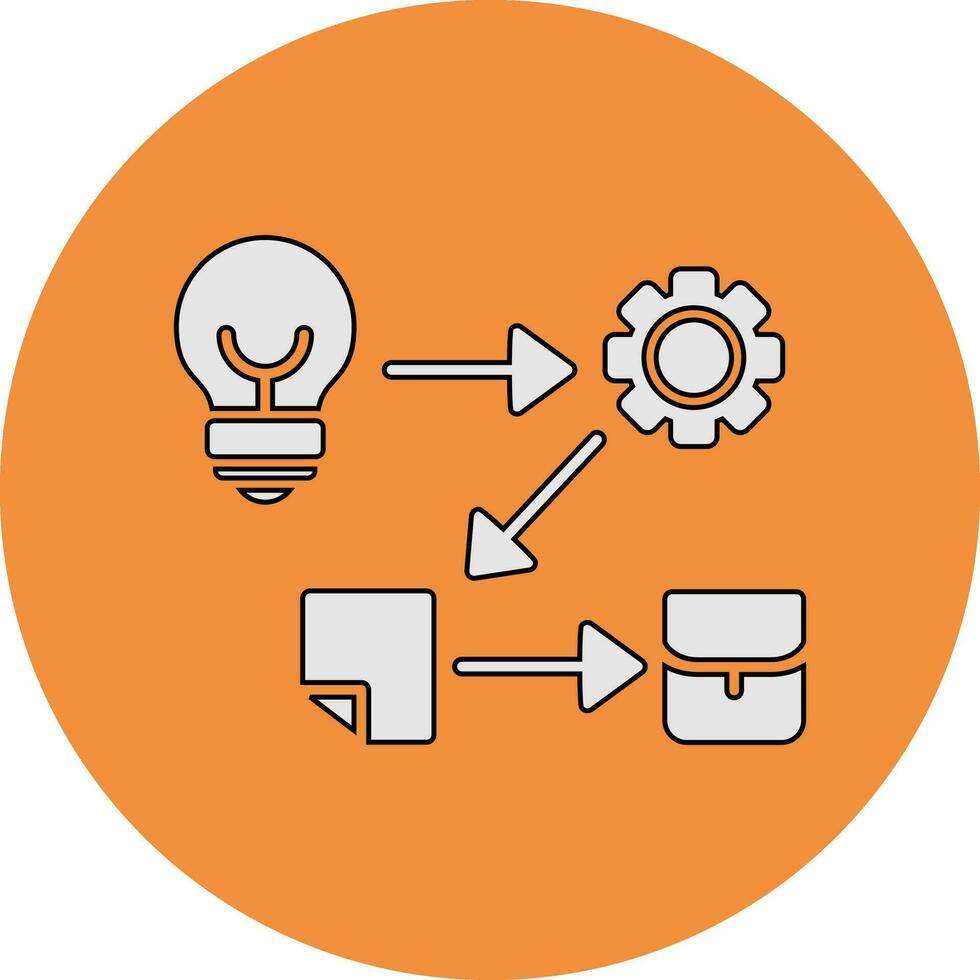 Process Vector Icon