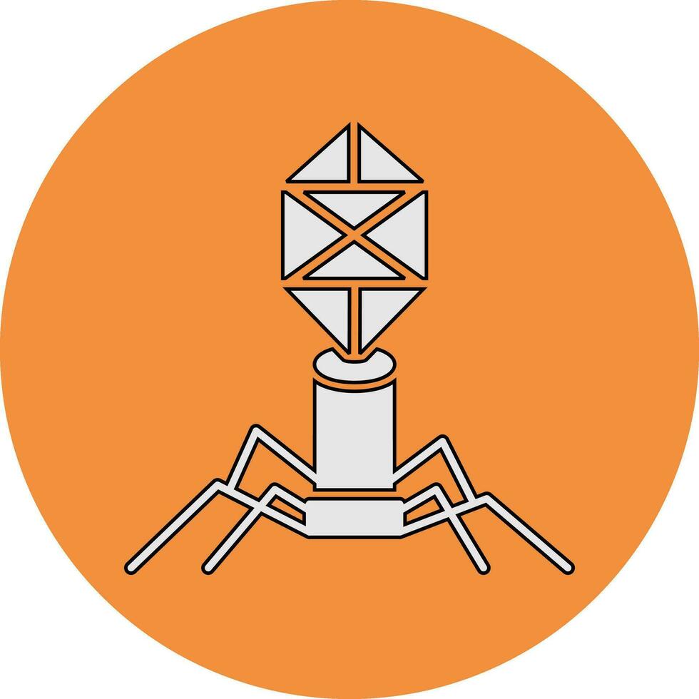 bacteriophage Vector Icon