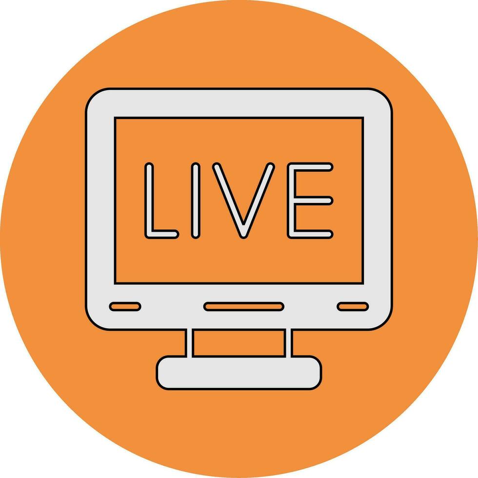 Live Vector Icon