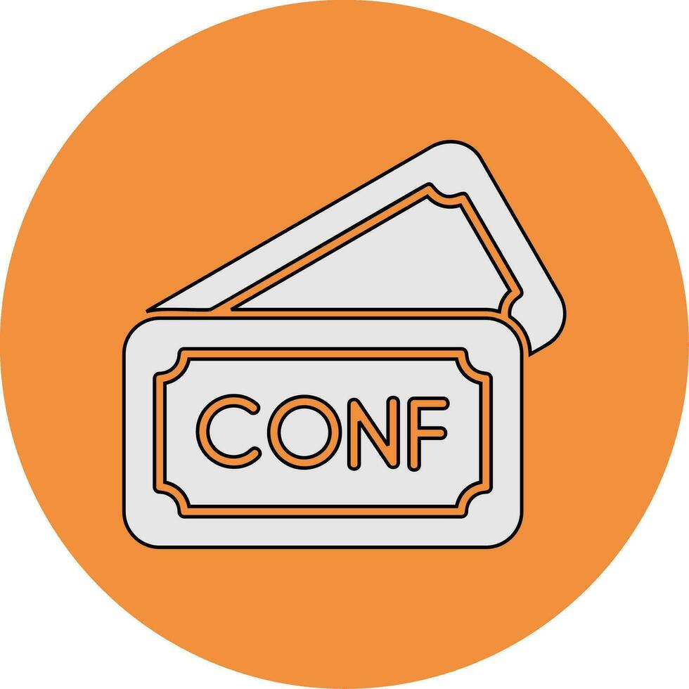 Ticket Vector Icon