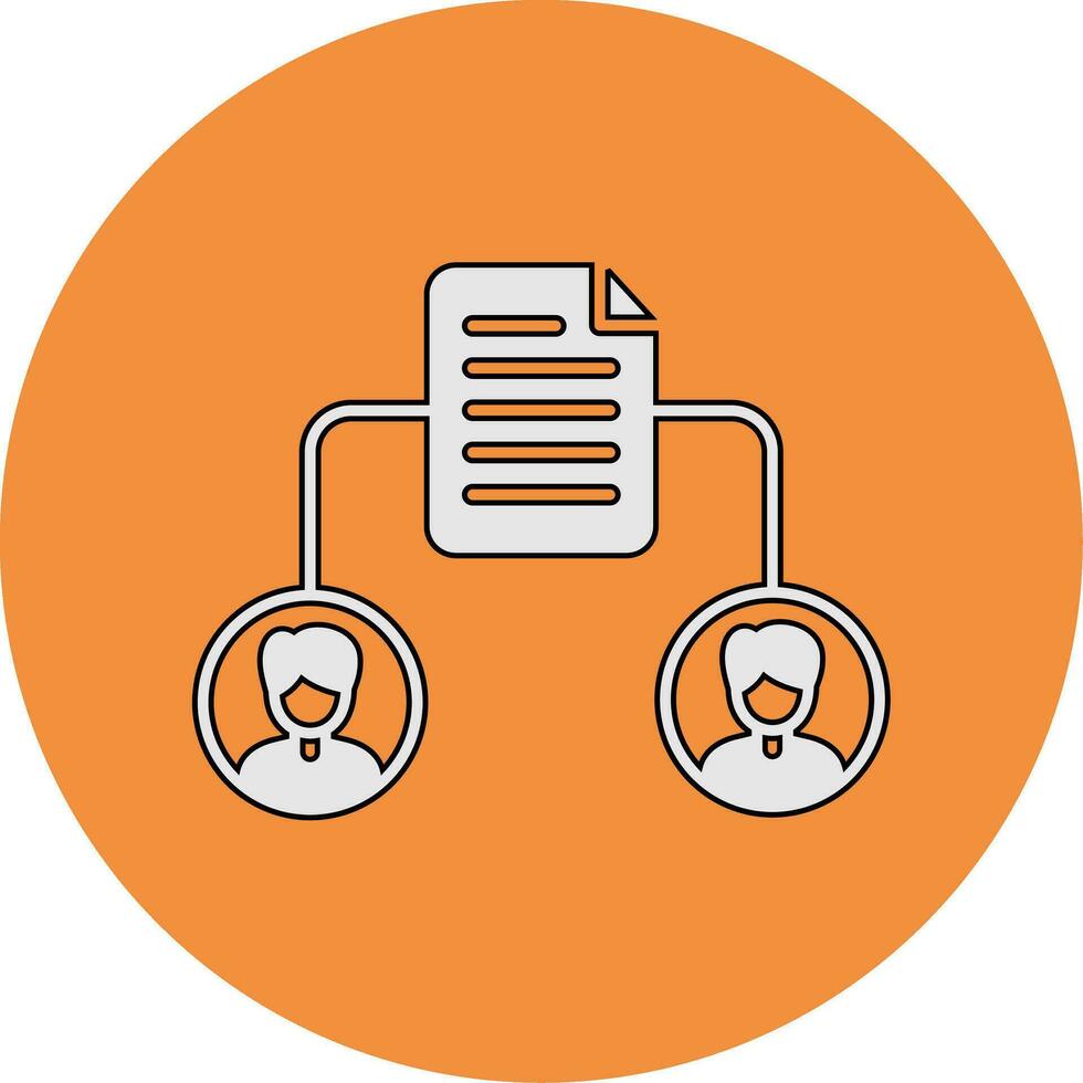 File Share Vector Icon