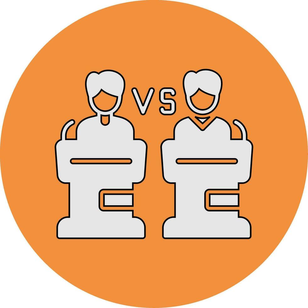 Debate Vector Icon