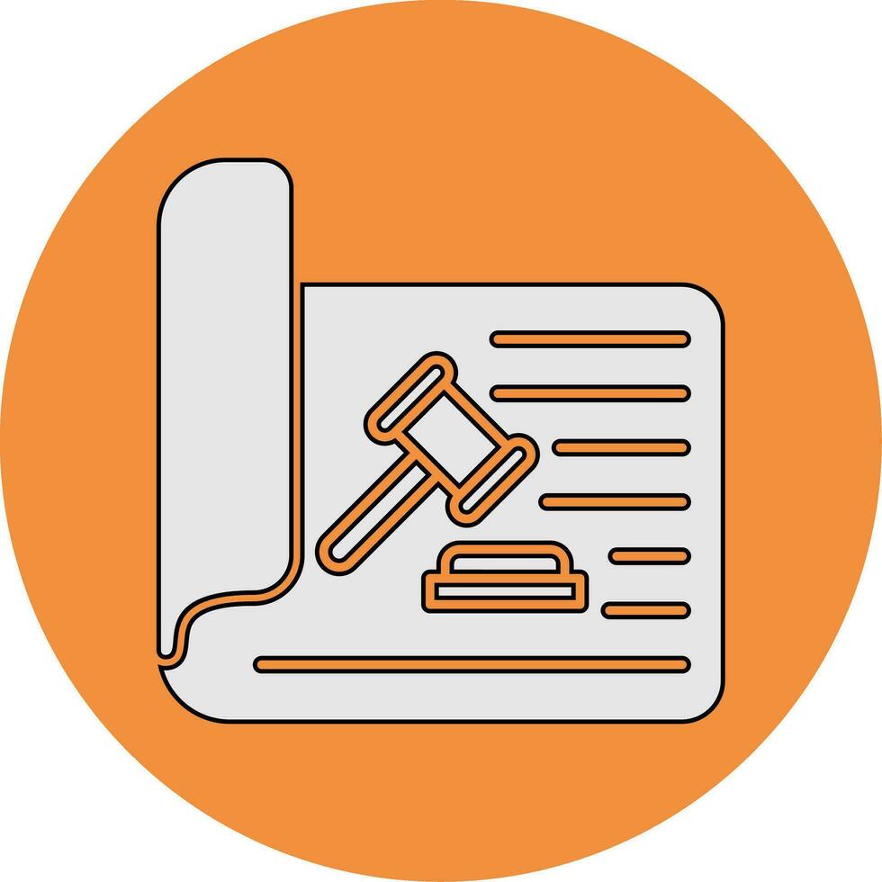 Gavel Vector Icon