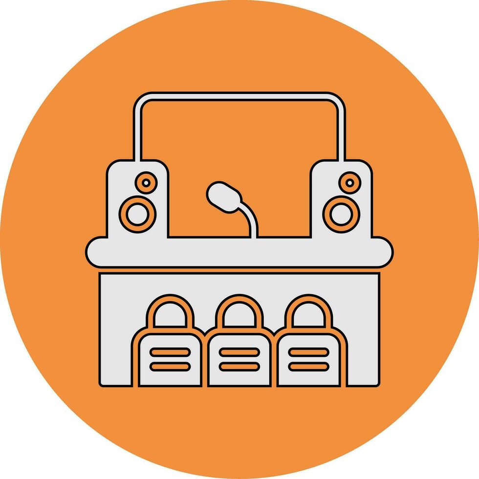 Stage Vector Icon
