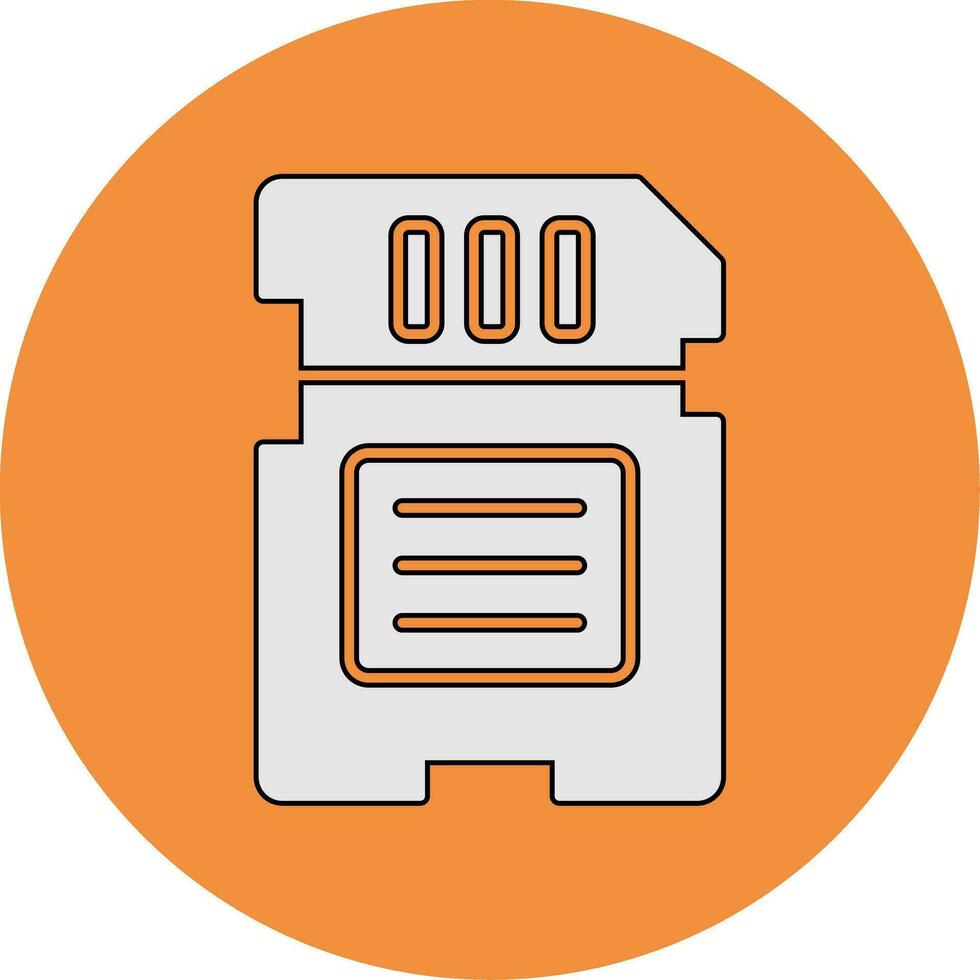 Memory Card Vector Icon