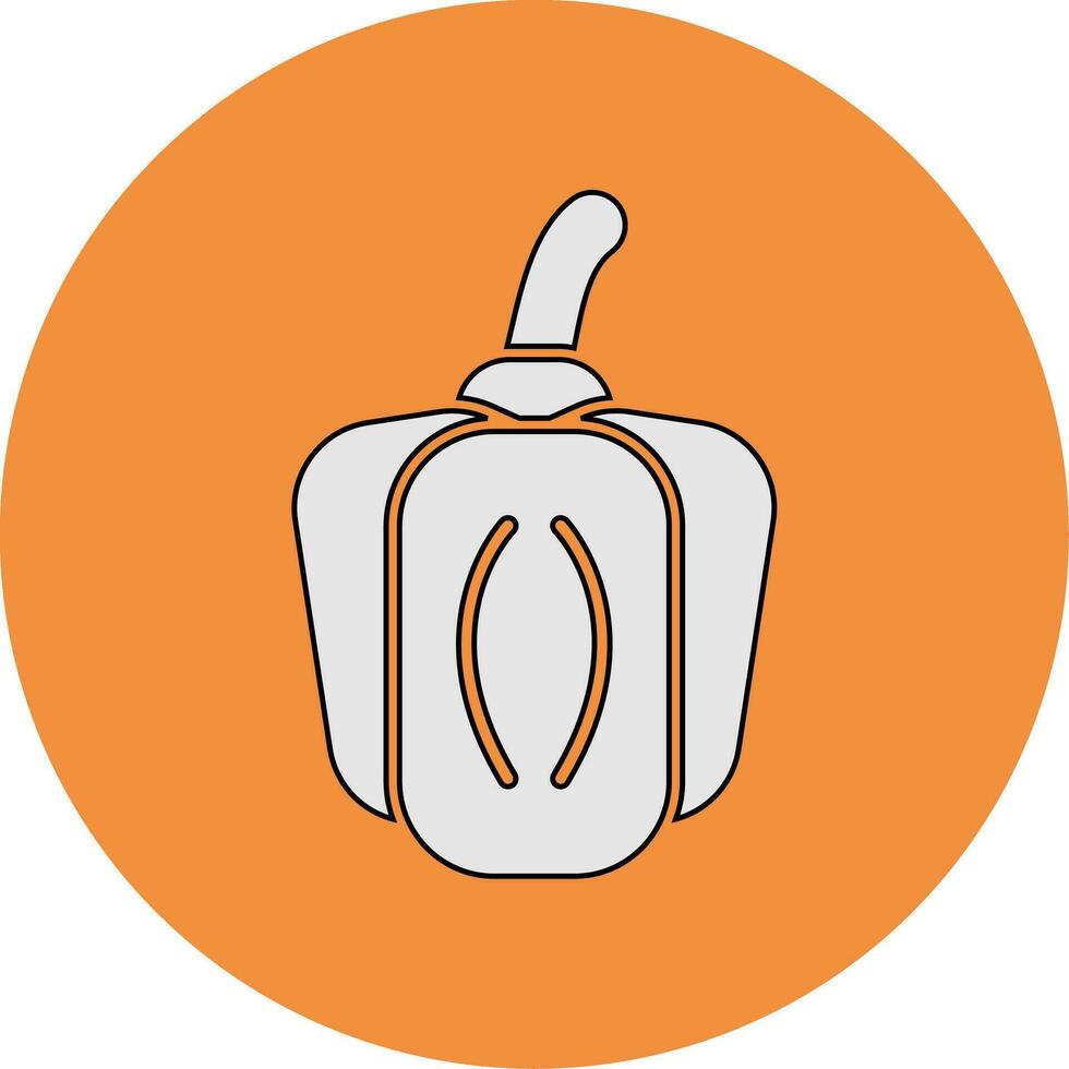 Green Pepper Vector Icon