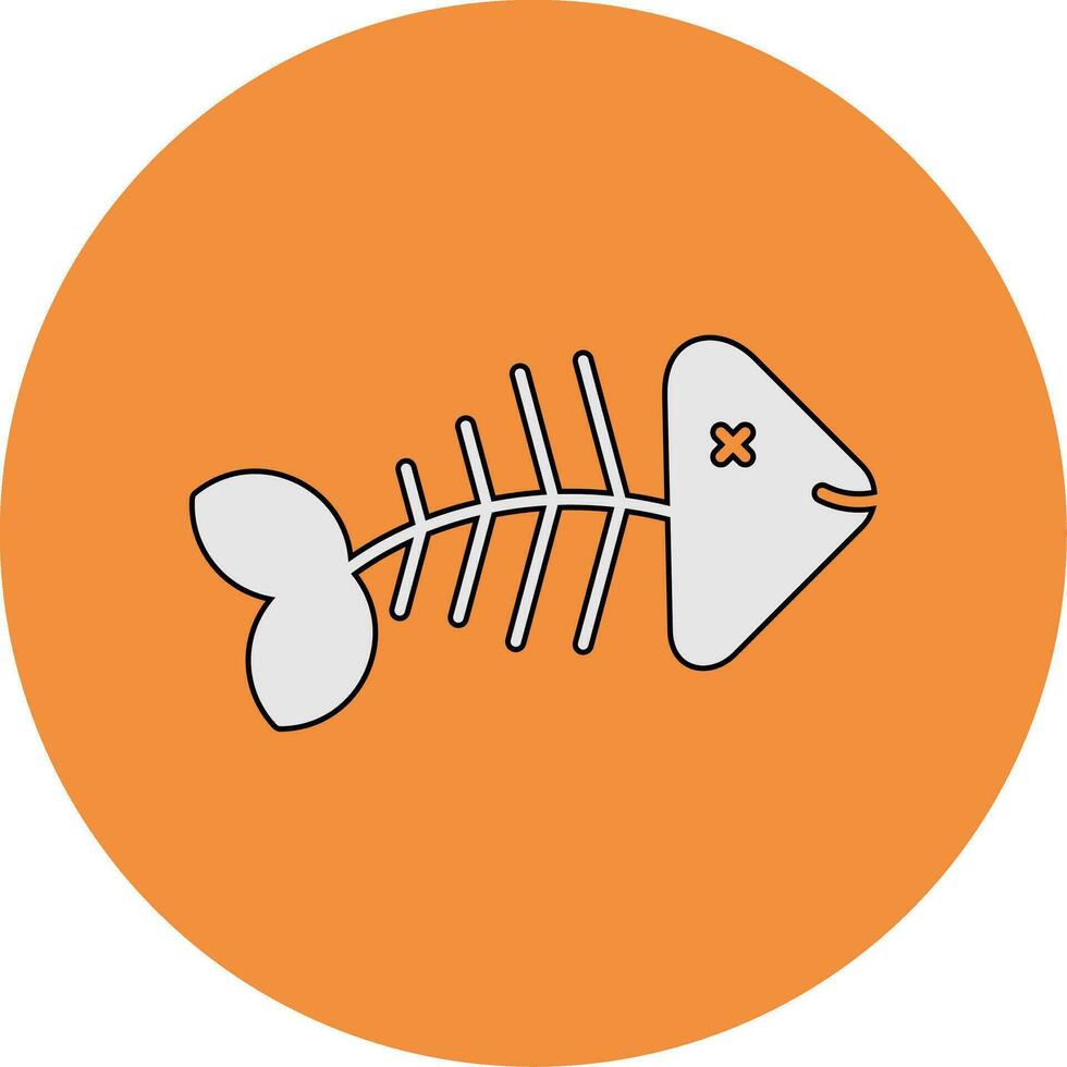 Fishbone Vector Icon