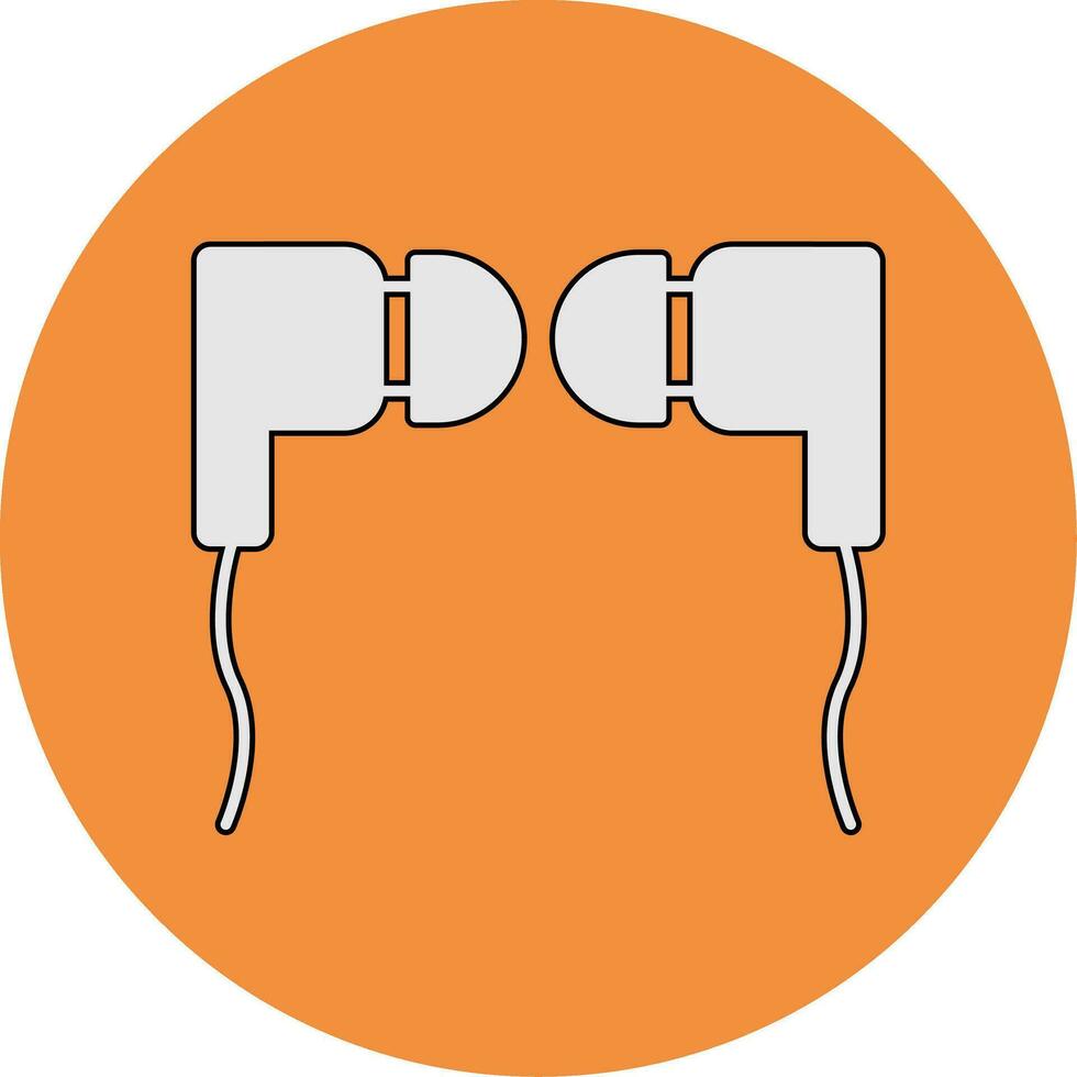 Earphones Vector Icon