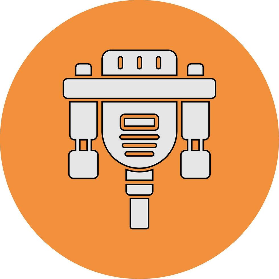 Vga Cable Vector Icon