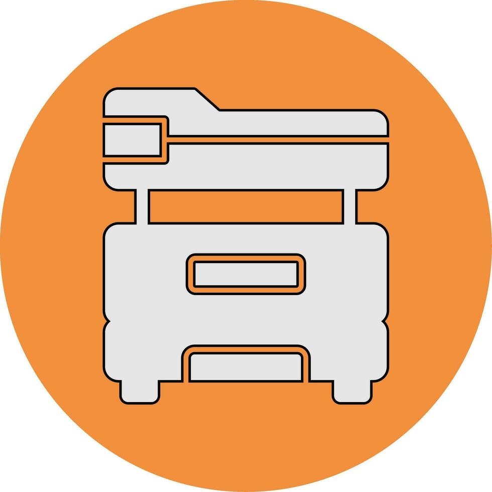 Multifunction Printer Vector Icon