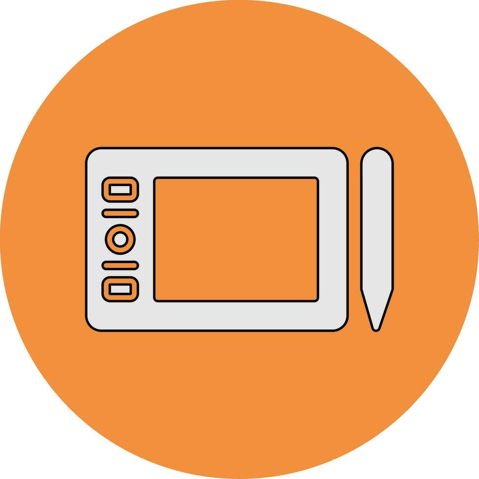 Graphic Tablet Vector Icon