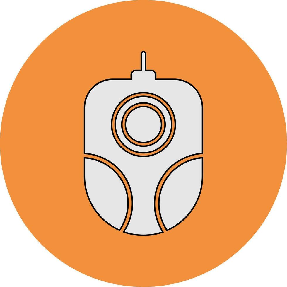 Trackball Vector Icon