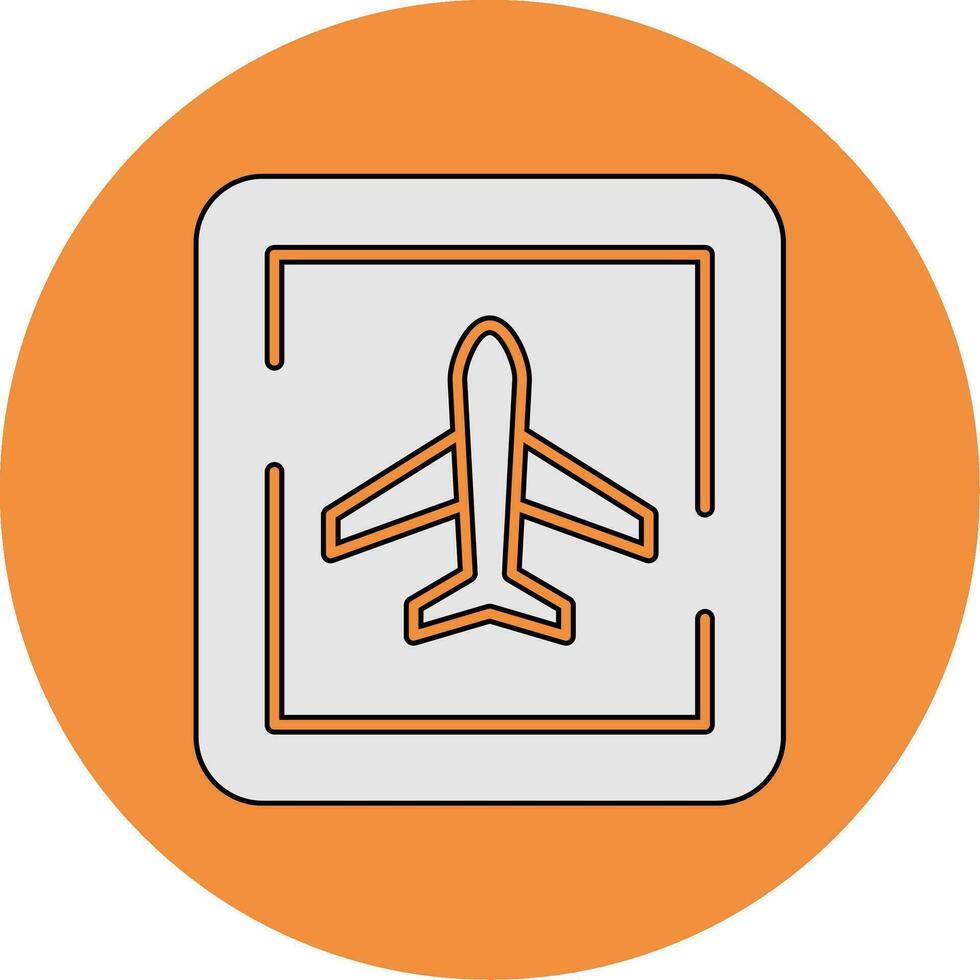 Airport Sign Vector Icon