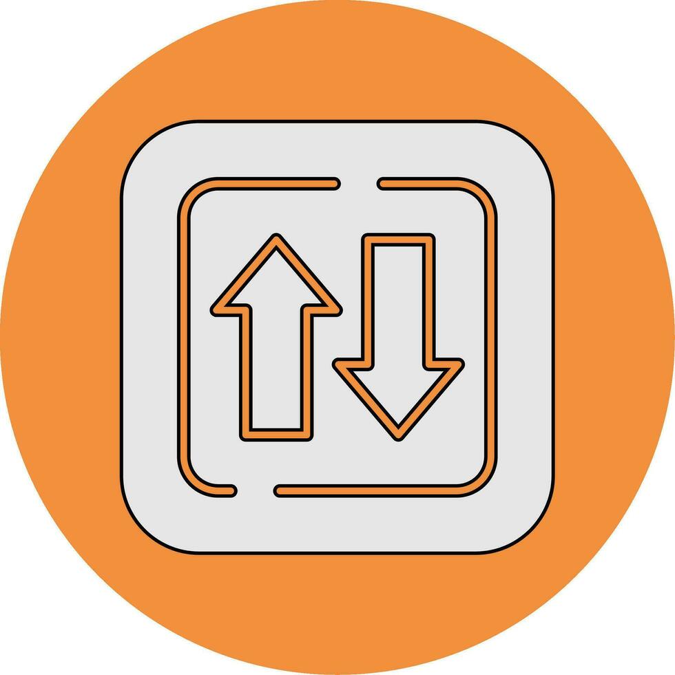 Two Ways Siign Vector Icon