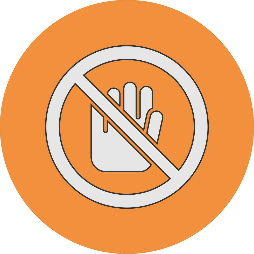 No Touch Vector Icon